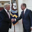Images of President Donald Trump meeting with Russia's Sergei Lavrov in the Oval Office were issued by the Russian state news agency TASS, and subsequently published by much of the global media