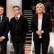 The five main French presidential candidates' (left to right) right-winger Francois Fillon, centrist Emmanuel Macron, hard-left Jean-Luc Melenchon, far-right Marine Le Pen and left-wing Socialist Benoit Hamon