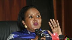 CS Amina Mohammed(The Standard)