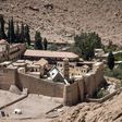 A general view of the Monastery of St. Catherine in Egypt's south Sinai, where a policeman was killed and three others wounded on April 18, 2017
