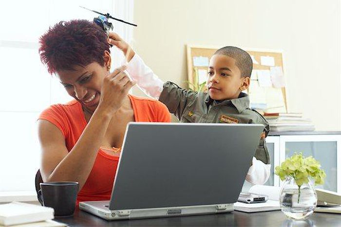 Distraction at home is one of the struggles that comes with working remotely. (Mocha Moguls)