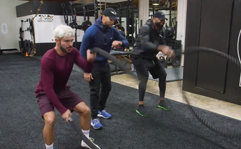 Zac Efron Tries Training Like an NFLer