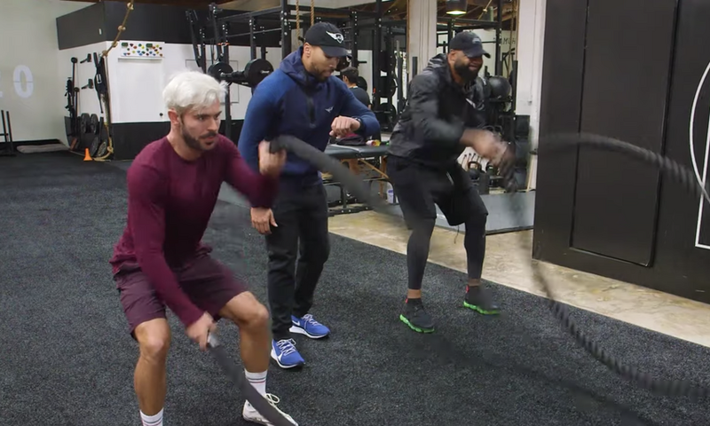 Zac Efron Tries Training Like an NFLer