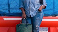 New York model and blogger, Jezra M+