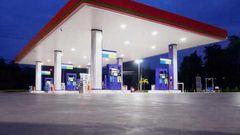 A fuel station
