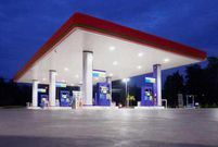 A fuel station