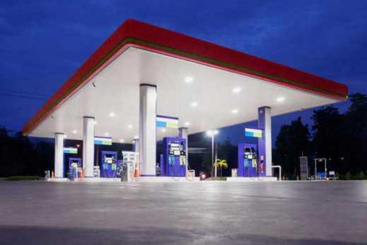 A fuel station