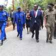 IG Jospeh Boinnet with Interior CS Fred Matiang'i when he opened the Regional Police Commanders Strategic Leadership Development Course in Loresho (Twitter)