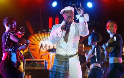 Congolese singer Koffi Olomide, seen here in 2005, was on trial after four former dancers claimed he sexually assaulted them several times between 2002 and 2006