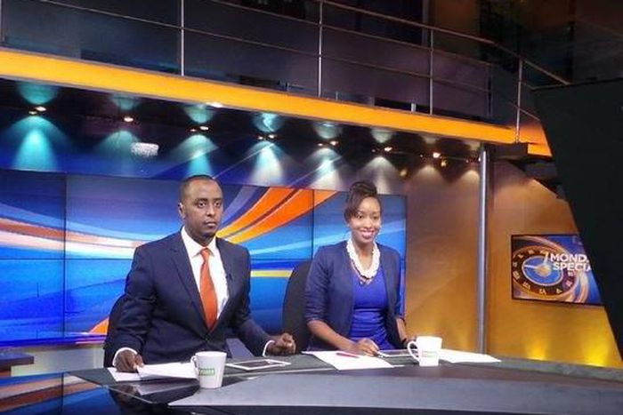 Hussein Mohammed and Janet Mbugua