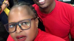 A file image of Joseph Kori (R) his wife Mary Wambui (L)