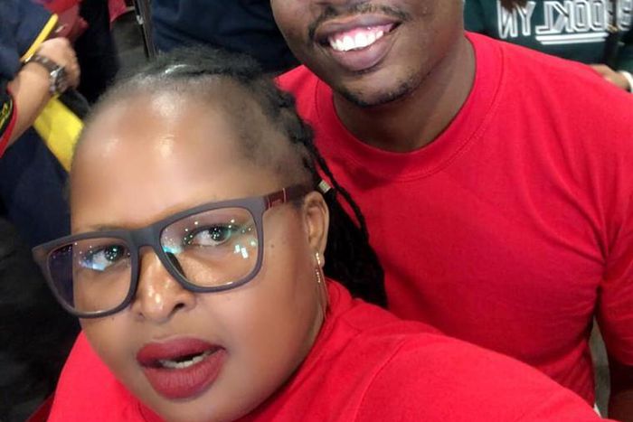 A file image of Joseph Kori (R) his wife Mary Wambui (L)