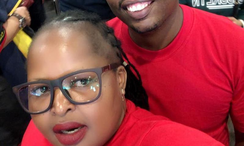 A file image of Joseph Kori (R) his wife Mary Wambui (L)