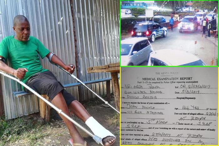 CTV footage captured on the fateful day shows Waititu dismissing Mwinga’s allegations