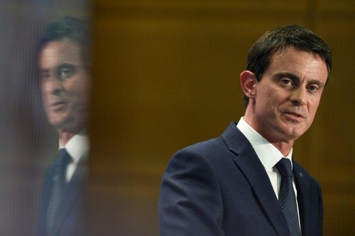 French Prime Minister Manuel Valls delivers a speech in Nancy, eastern France, on December 2, 2016