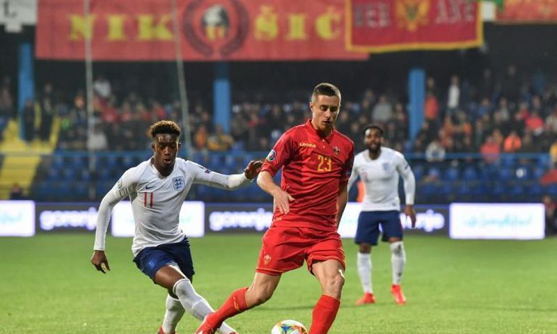 England players, including winger Callum Hudson-Odoi, were allegedly racially abused by fans in Podgorica