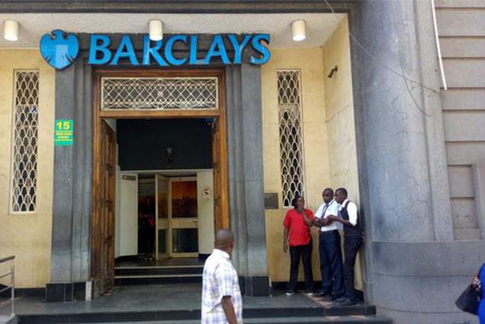 Barclays Bank Queensway branch, where DCI is probing fake currency bust