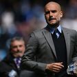 Manchester City's manager Pep Guardiola won 14 trophies as Barcelona manager and seven in three years at Bayern Munich, but will finish his first campaign in England empty-handed