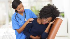 Sick woman and doctor(Crooze FM)
