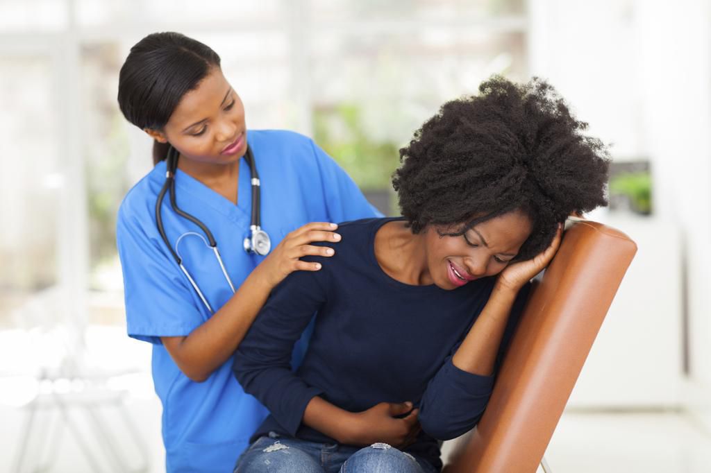 Sick woman and doctor(Crooze FM)
