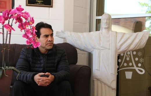 Roberto Beristain of Mexico, who went to the US as an undocumented migrant 20 years ago, is seen here at the Migrant House shelter in Ciudad Juarez, Chihuahua, Mexico on April 5, 2017, after being deported from the US city of Indianapolis