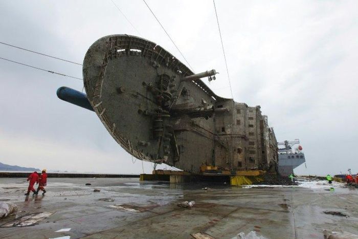 The Sewol ferry sank off South Korea's southwestern island of Jindo in 2014, with the loss of more than 300 lives