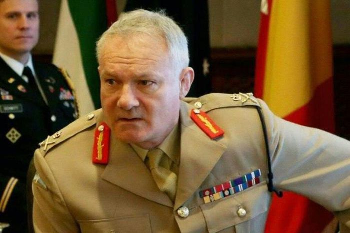 Gordon Messenger visited Moscow for military talks with Russian counterpart Alexander Zhuravlyov