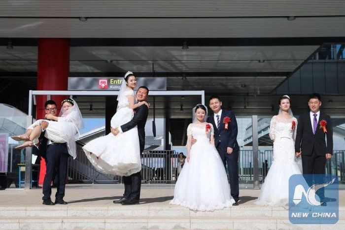 Wedding at  the Standard Gauge Railway