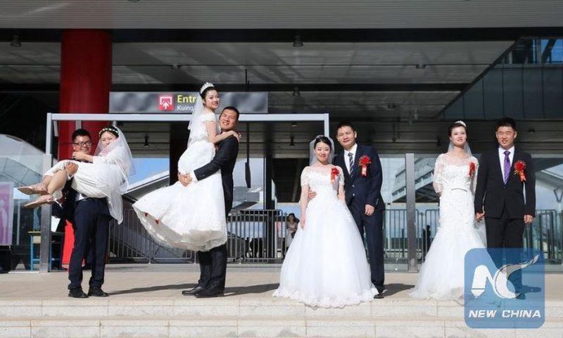 Wedding at  the Standard Gauge Railway