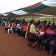 Nyeri residents at the Kabiru-ini grounds in Nyeri County before the Madaraka Day celebrations.