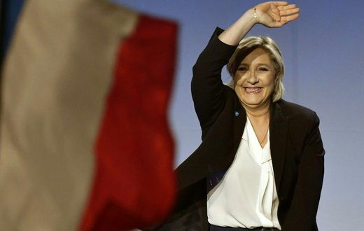Polls show far-right candidate Marine Le Pen leading a tight four-way race for the French presidency just days before the first round of voting