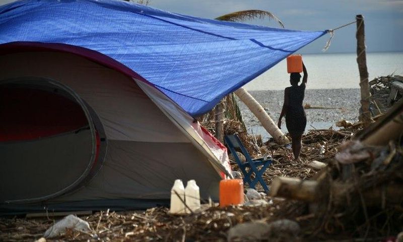 Hurricane Matthew battered Haiti's already fragile economy with losses representing roughly one-fifth of the country's GDP