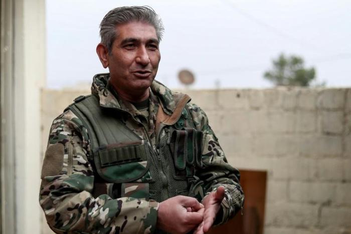 Redur Khalil, a spokesperson and senior official in the Kurdish-led Syrian Democratic Forces (SDF), speaks to AFP in the northeastern Syrian town of Amuda on January 4, 2019