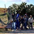 Tunisian children perform on Mount Sammama, as part of a project by the Jabal Theatre to use traditional culture and drama to combat the appeal of jihadist ideology
