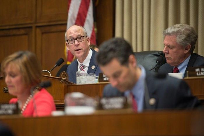 US Republican Representative from Oregon Greg Walden, chairman of the House Energy and Commerce Committee, speaks during a markup meeting of the committee for the new healthcare law to replace the Affordable Care Act, also known as Obamacare