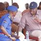 Interior CS Fred Matiang'i with IG Joseph Boinnet during the launch of digitized HR systems (Twitter)