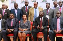 DP William Ruto with governors during the closing of the 6th  Devolution Conference (Twitter)