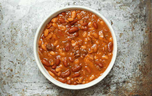 Cooked beans (Barefeet in the Kitchen )