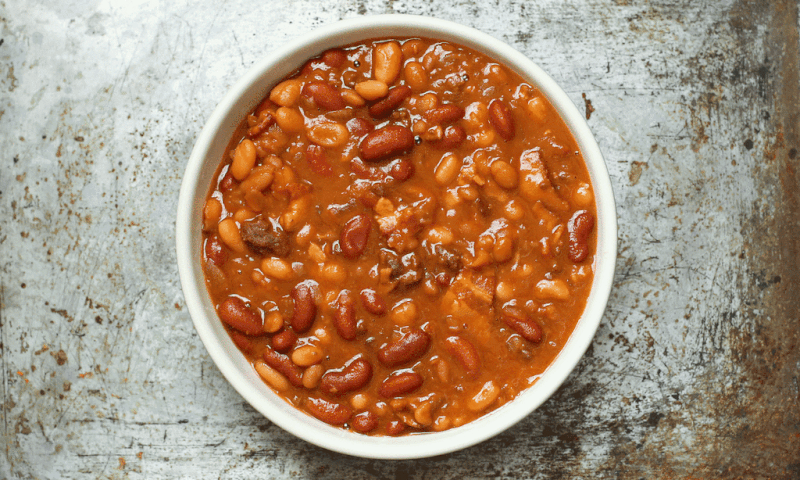 Cooked beans (Barefeet in the Kitchen )