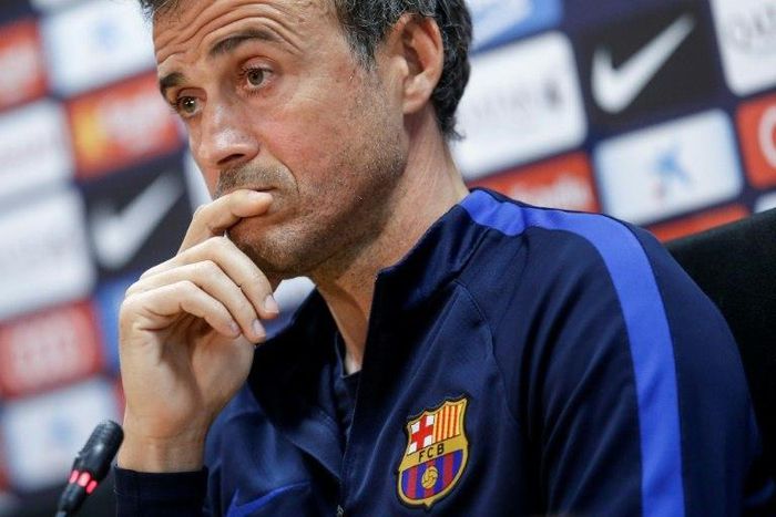 Barcelona coach Luis Enrique