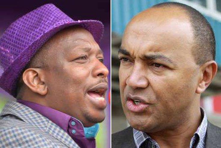 Mike Sonko and Peter Kennteth