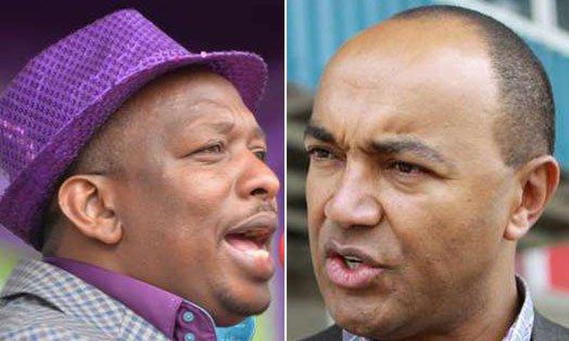 Mike Sonko and Peter Kennteth
