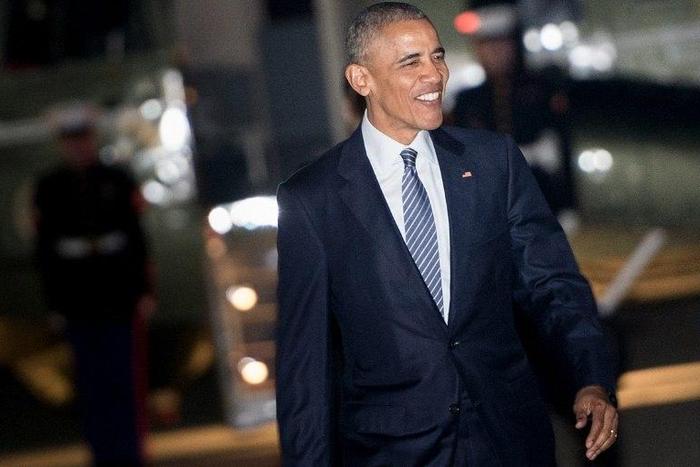 US President Barack Obama boards Air Force One at Andrews Air Force Base in Maryland as he heads to Athens, the first stop on his final foreign trip, on November 14, 2016