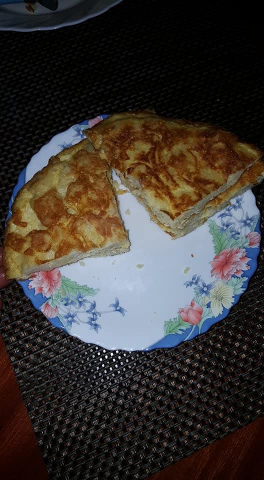 Ugali eggs(Facebook-Let's cook Kenyan meals)