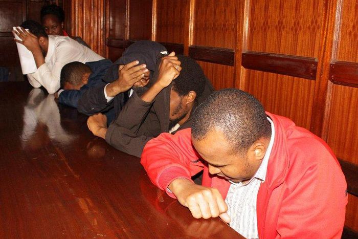 Suspects of the Dusit terror attack at a Milimani court