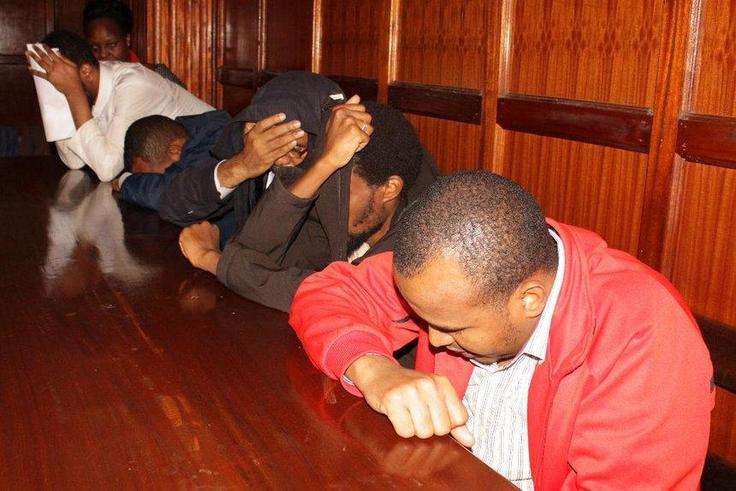 Suspects of the Dusit terror attack at a Milimani court