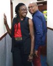 Presenter Dee and Kaka Zema of Milele FM