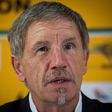 Newly appointed head coach of South Africa's national football team "Bafana Bafana", Stuart Baxter, gives a press briefing at the South African Football Association (SAFA) House in Johannesburg on May 15, 2017