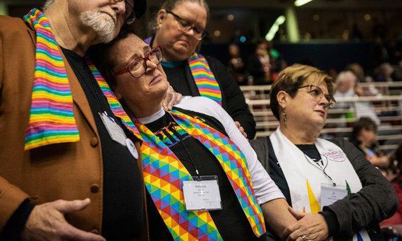 United Methodists tighten ban on same-sex marriage and gay clergy