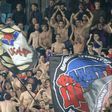 CSKA Moscow fans at the Khimki Arena outside Moscow in 2015